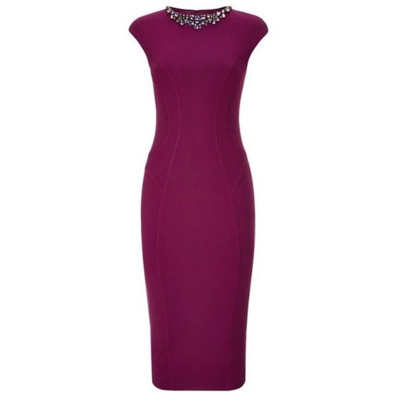 Ted Baker London Dresses & Skirts - Ted Baker Size 4 Dardee Embellished Bodycon Dress